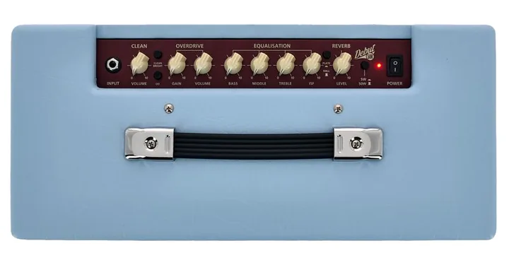 Blackstar Debut 50R UJBB, pannello dei controlli in primo piano