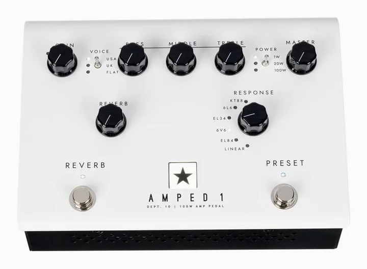 Blackstar Dept. 10 Amped 1, manopole e selettore dei canali