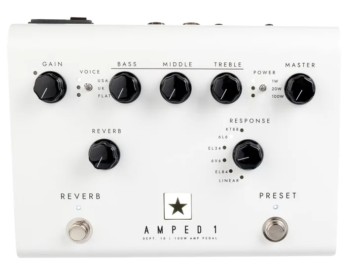 Blackstar Dept. 10 Amped 1, manopole e selettore dei canali