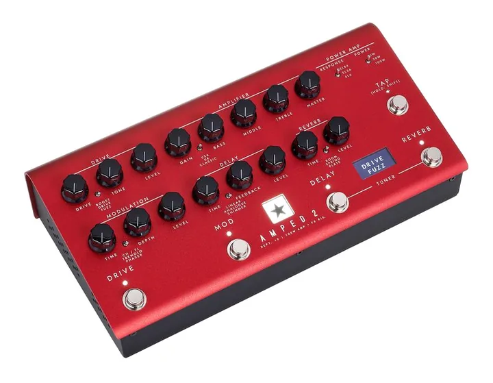 Blackstar Dept. 10 Amped 2, manopole e selettore dei canali