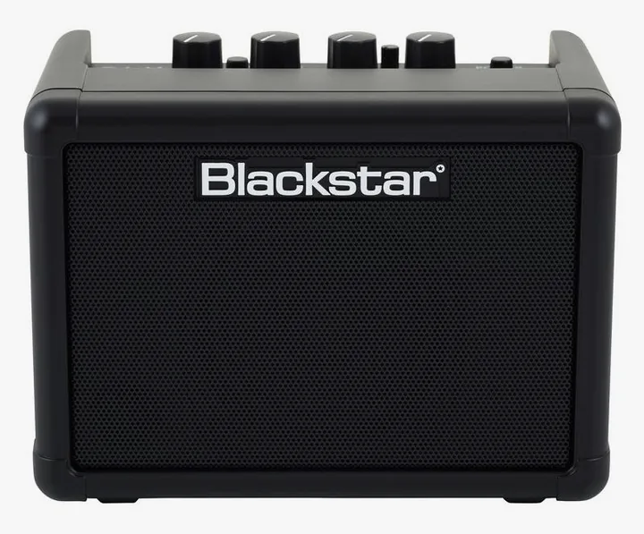 Blackstar FLY 3 Mini Amp BK, logo e finiture del pannello frontale