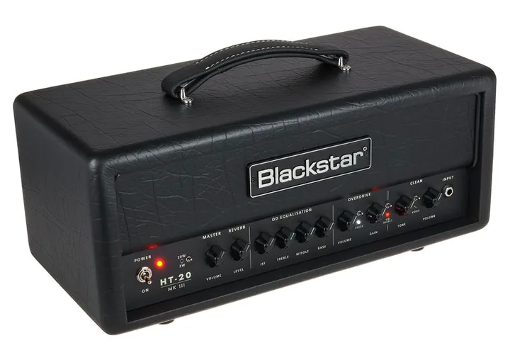 Blackstar HT-20RH MKIII, logo e finiture del pannello frontale