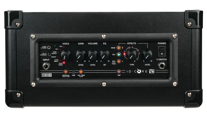 Blackstar ID:Core 20 V4, pannello dei controlli in primo piano