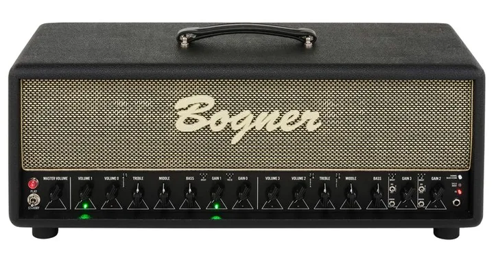 Bogner Ecstasy XTC 104BV EL34 Head, manopole e selettore dei canali