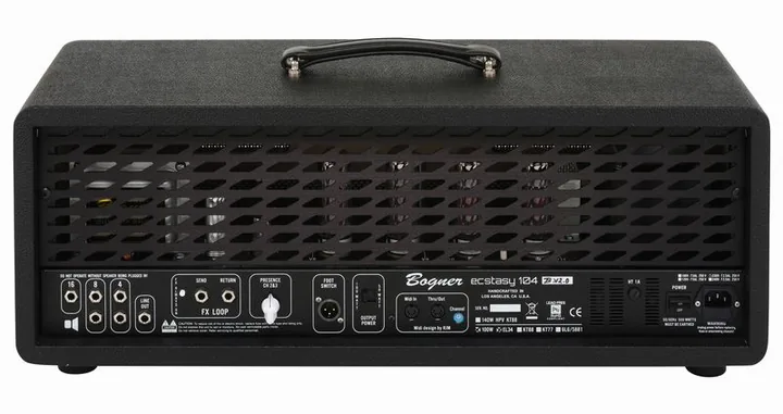 Bogner Ecstasy XTC 104BV EL34 Head, manopole e selettore dei canali