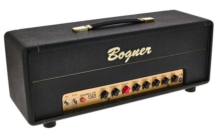 Bogner Snorkler 50 Head, retro con le prese di collegamento