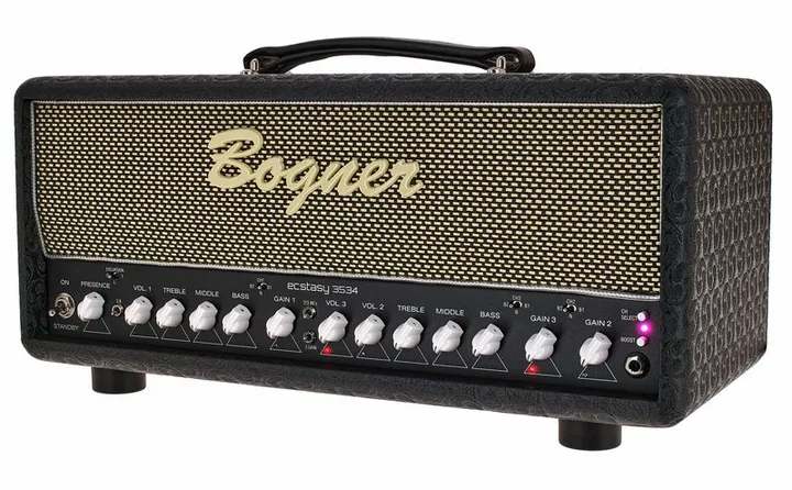 Bogner XTC 50 3534 50W Head, manopole e selettore dei canali