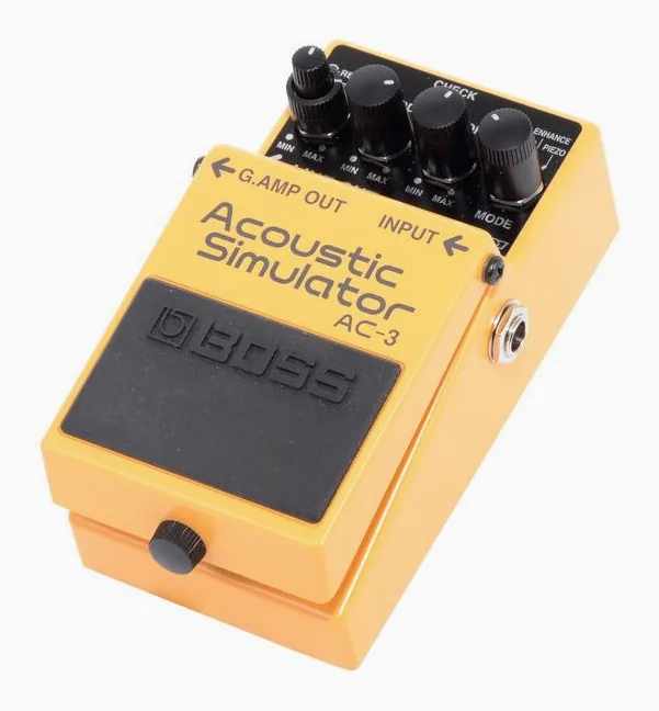 Boss AC-3 Acoustic Simulator, ingressi e uscite laterali