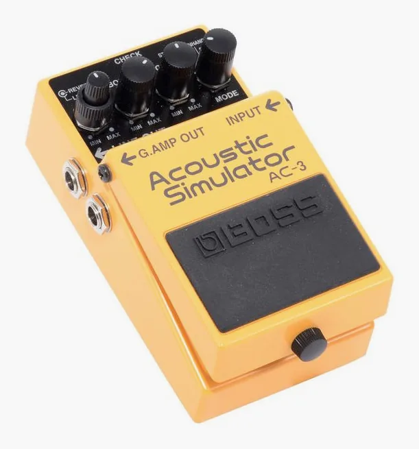 Boss AC-3 Acoustic Simulator, ingressi e uscite laterali