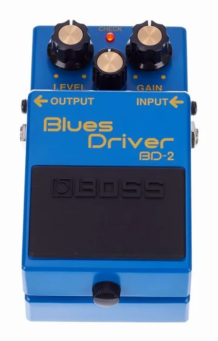 Boss BD-2 Overdrive, led e interruttore a pedale