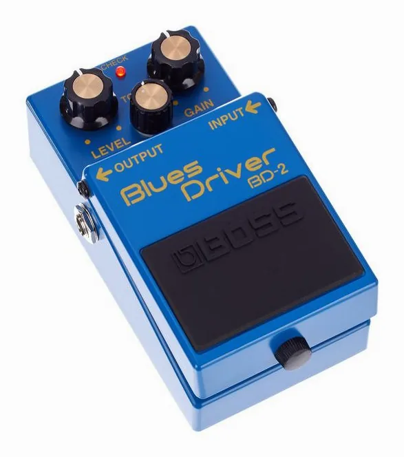 Boss BD-2 Overdrive, led e interruttore a pedale