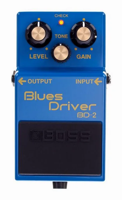 Boss BD-2 Overdrive, led e interruttore a pedale