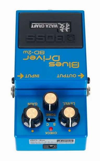 Boss BD-2w Blues Driver, led e interruttore a pedale
