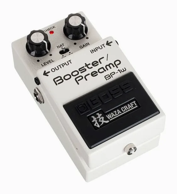 Boss BP-1W Booster/Preamp, led e interruttore a pedale