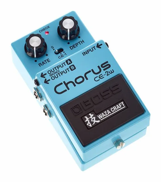 Boss CE-2w, manopole viste dall'alto