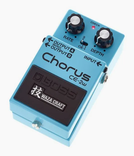 Boss CE-2w in primo piano frontale