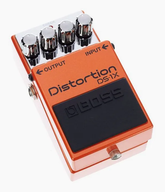Boss DS-1X Distortion, grafica del pannello superiore