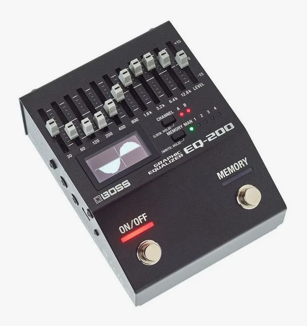 Boss EQ-200 Graphic Eq, connettori sul retro dell'unita