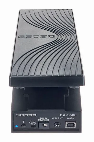 Boss EV-1-WL Wireless Expr. Pedal, led e interruttore a pedale