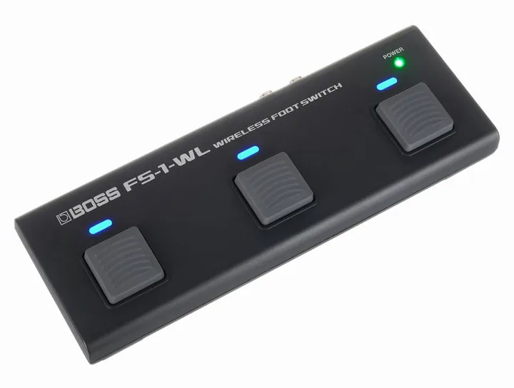 Boss FS-1-WL Wireless 3-way Footsw., manopole viste dall'alto