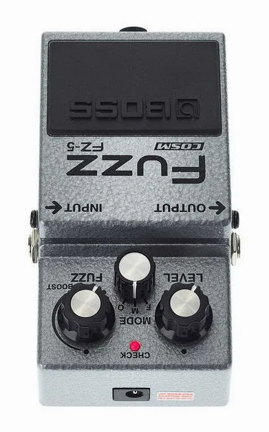 Boss FZ-5 Fuzz, ingressi e uscite laterali