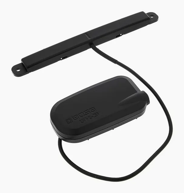 Boss GK-5B Bass Synth Pickup, manopole viste dall'alto