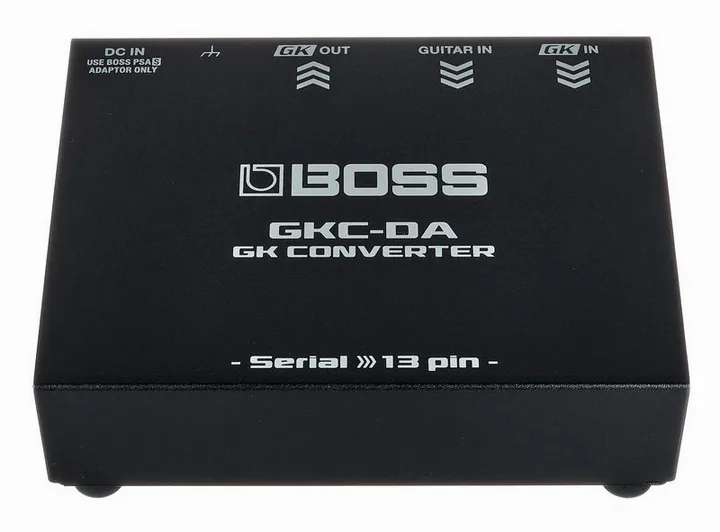 Boss GKC-DA GK Converter, connettori sul retro dell'unita