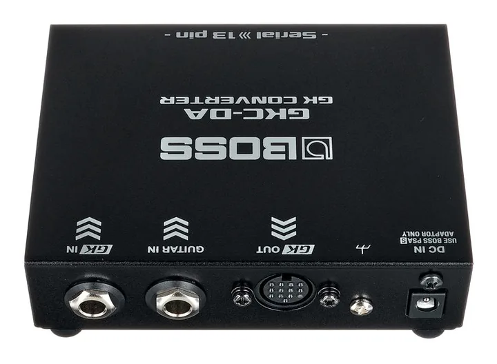 Boss GKC-DA GK Converter, ingressi e uscite laterali
