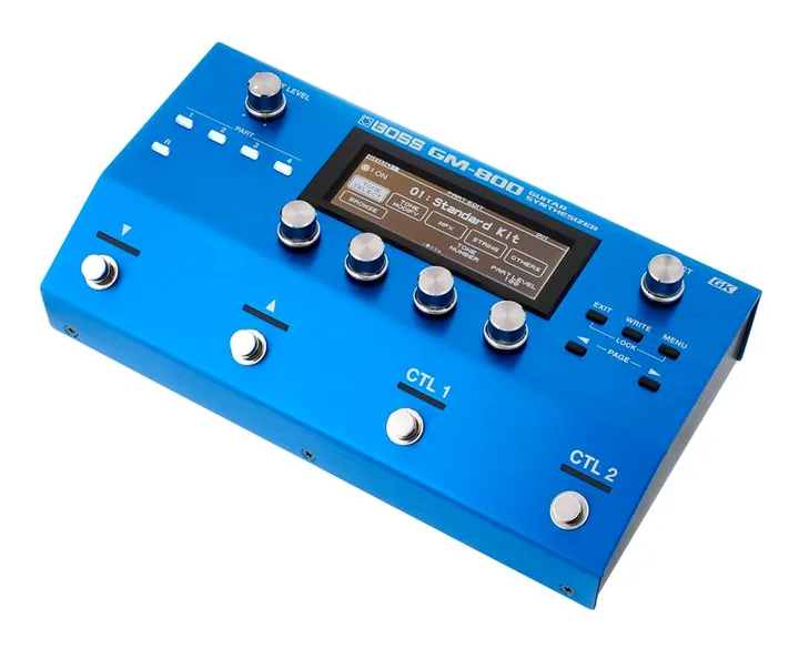 Boss GM-800 Guitar Synthesizer in primo piano frontale