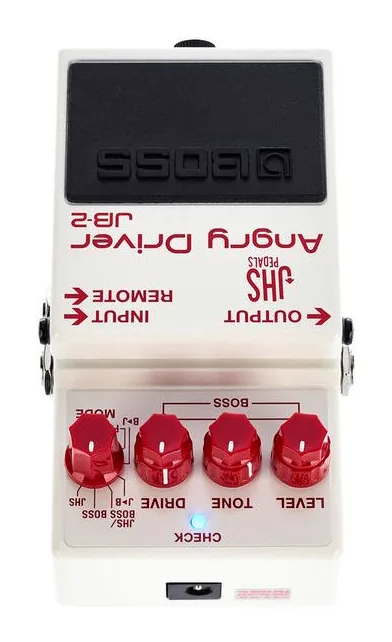 Boss JB-2 Overdrive/Distortion, grafica del pannello superiore