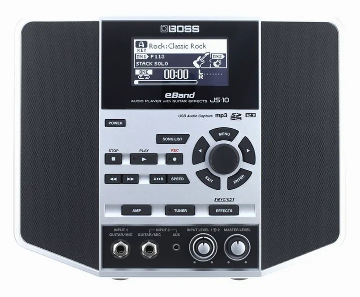 Boss JS-10 eBand, pannello dei controlli in primo piano