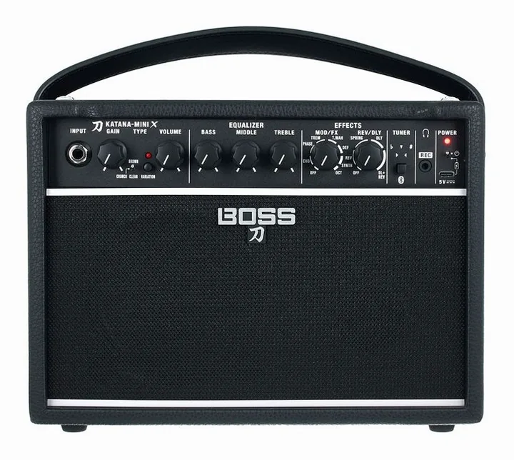 Boss Katana Mini X, pannello dei controlli in primo piano