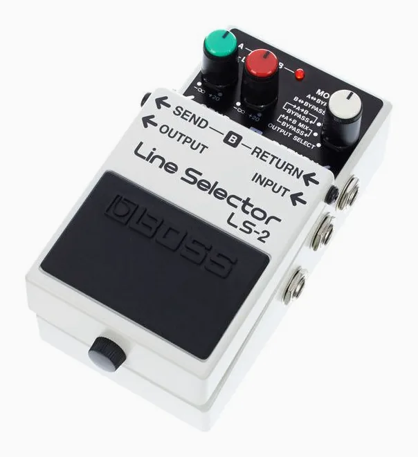 Boss LS-2, connettori sul retro dell'unita