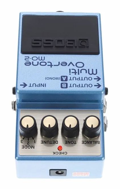 Boss MO-2 Multi Overtone, grafica del pannello superiore