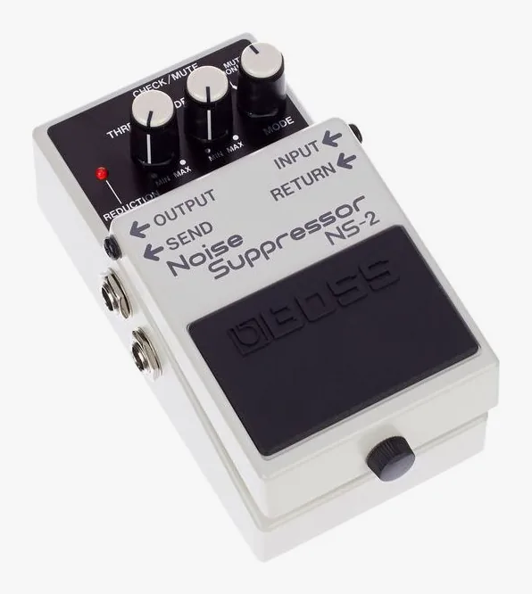 Boss NS-2, led e interruttore a pedale