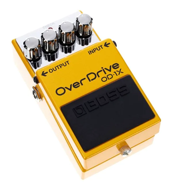 Boss OD-1X Overdrive, connettori sul retro dell'unita