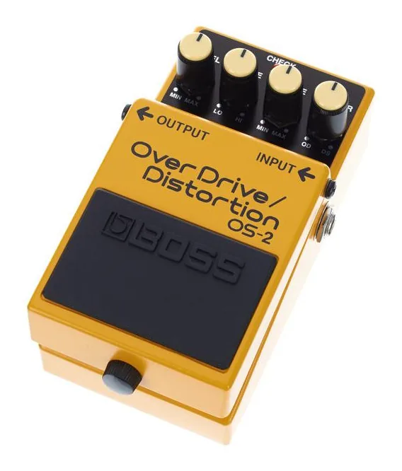 Boss OS-2, led e interruttore a pedale