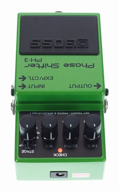 Boss PH-3, ingressi e uscite laterali