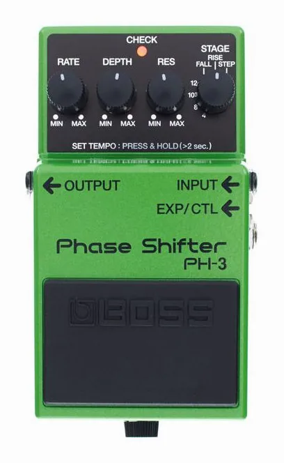 Boss PH-3, footswitch in primo piano