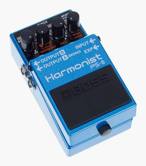 Boss PS-6 Harmonist, manopole viste dall'alto