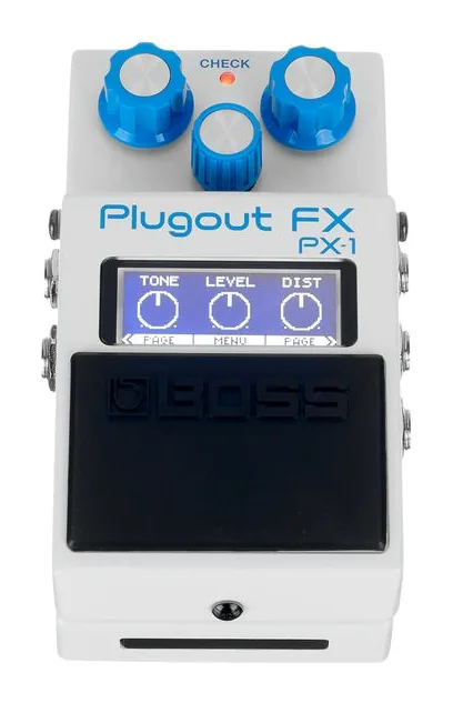 Boss PX-1 Plugout FX, ingressi e uscite laterali