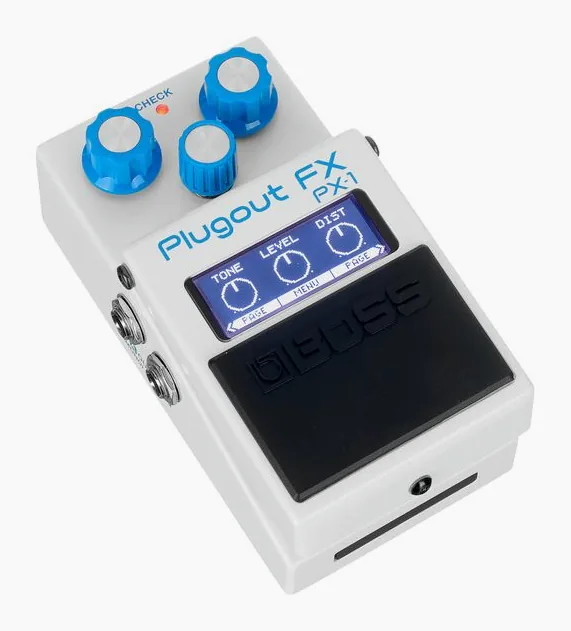 Boss PX-1 Plugout FX, ingressi e uscite laterali