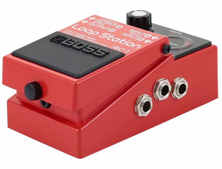 Boss RC-1, manopole viste dall'alto