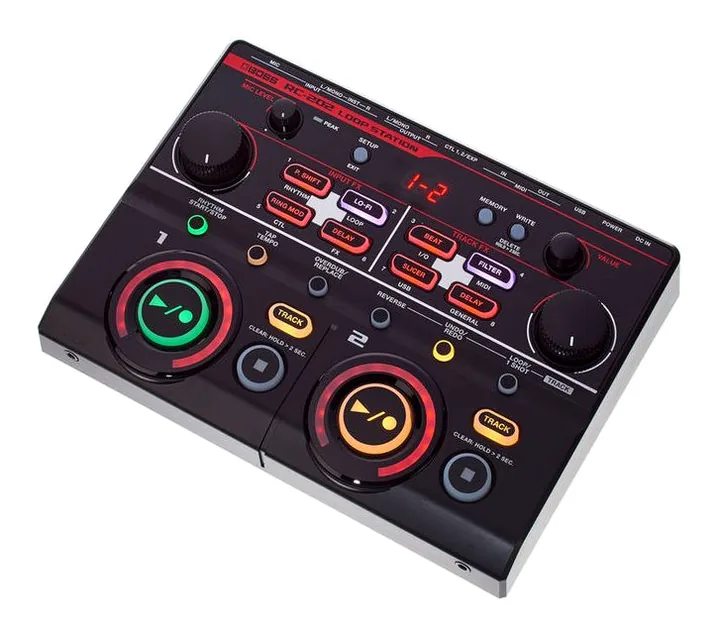 Boss RC-202 in primo piano frontale