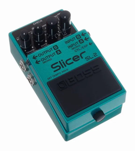 Boss SL-2 Slicer, connettori sul retro dell'unita