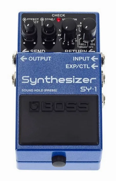 Boss SY-1 Synthesizer, grafica del pannello superiore