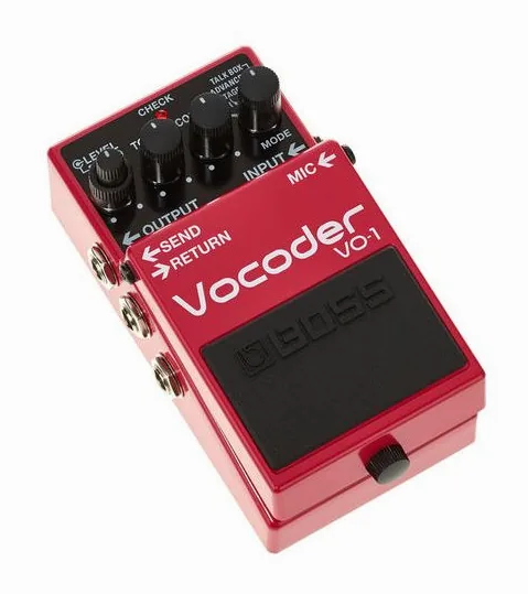 Boss VO-1 Vocoder, grafica del pannello superiore