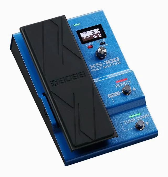 Boss XS-100 Poly Shifter, led e interruttore a pedale
