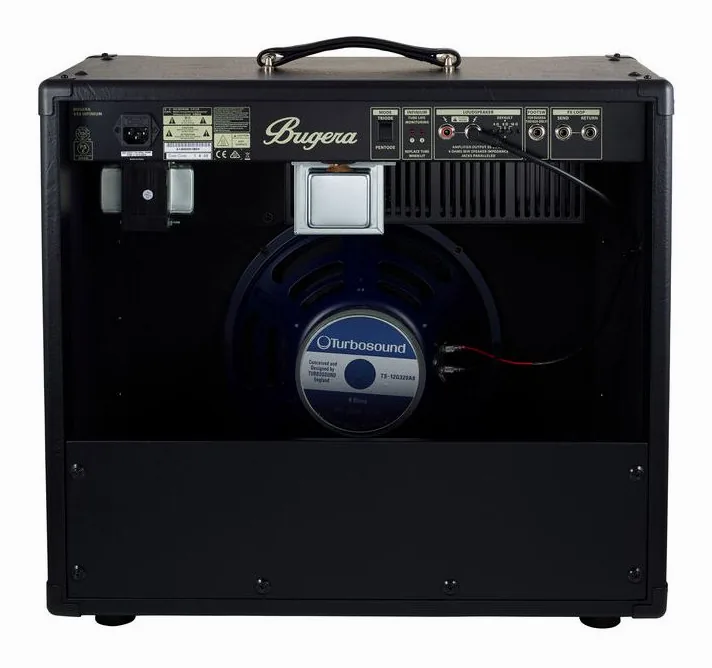 Bugera V55 Infinium, logo e finiture del pannello frontale