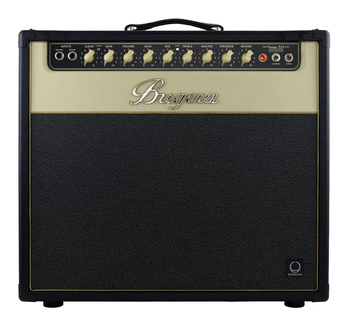 Bugera V55 Infinium, logo e finiture del pannello frontale
